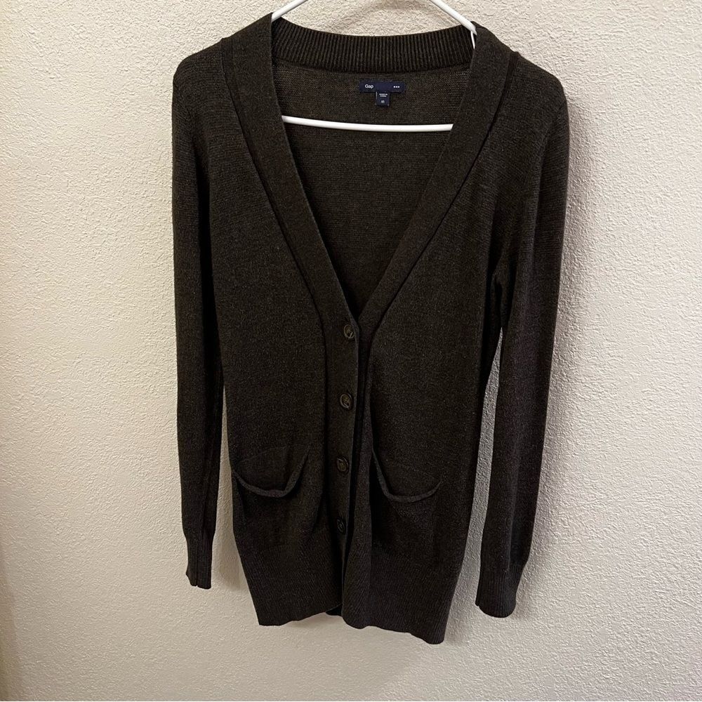 Gap Long Sleeve Gray Cardigan (Size XS)